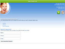Tablet Screenshot of batesdentalcare.com